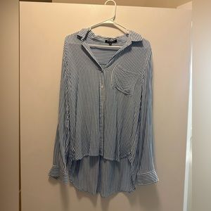 Velvet Heart Striped Shirt Blouse